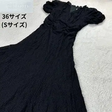 셀포드 포멀 롱 원피스 블랙 36 사이즈(S 사이즈)
