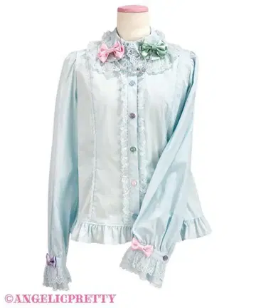 컬러풀 목걸이 블라우스 Angelic Pretty