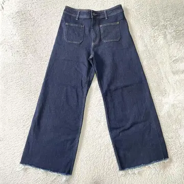 자라 "MARINE STRAIGHT" 하이 라이즈 데님 L~XL