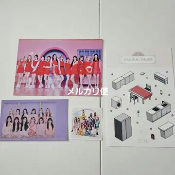 iz*one 단체 민지 엽서 씰 스티커