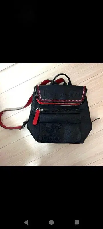 데시구알 Desigual 미키마우스 자수 백팩