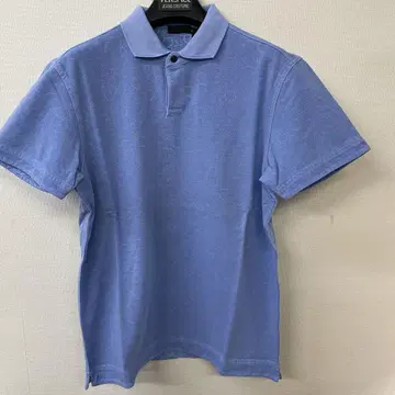 Z ZEGNA 지 제냐 남성용 피케 셔츠 블루 M