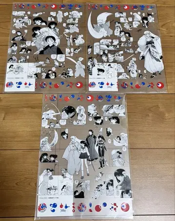 이누야샤 오사카 만박 한정 클리어 파일 세트