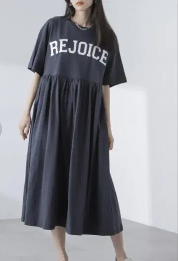 NANO universe REJOICE 로고 컷 원피스