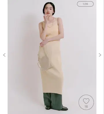 미스로에 RIB 니트 이지 원피스