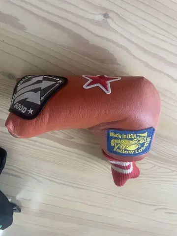 Yellow Lobster 가죽 골프헤드커버