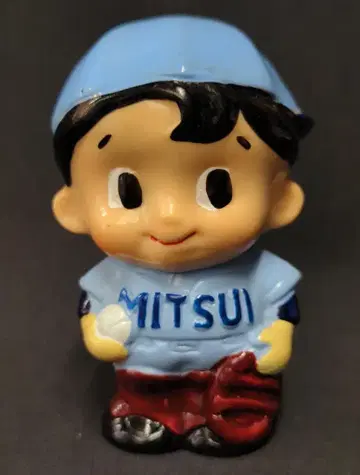미쓰이 은행 저금통 스탠딩/파랑/미쓰이 보야 포수 95mm