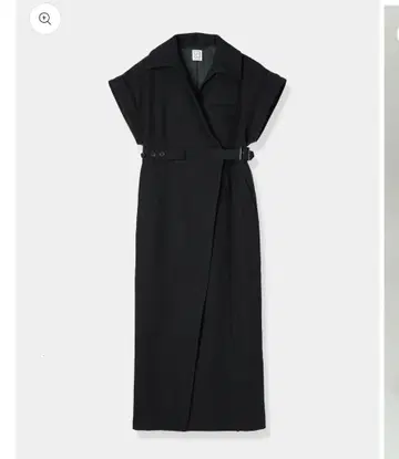 로브 블랑 미사용 새상품 Tweed Wrap Dress