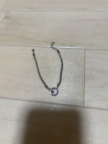실버 목걸이 체인 반지 S925