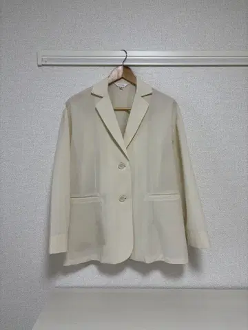 MOUSSY 마우지 아이보리 오버 사이즈 자켓