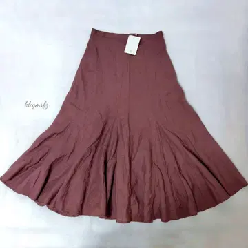 미사용 Plage 린넨 바닥 절개 머메이드 스커트 플라주 새상품