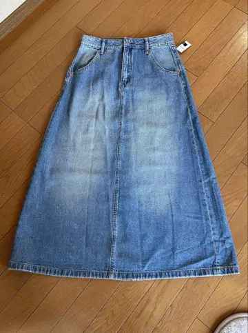 GAP 택 포함 미사용 새상품 데님 스커트