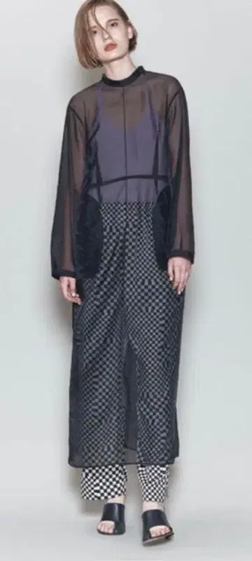 6 (ROKU) SUKE DRESS 원피스 시스루