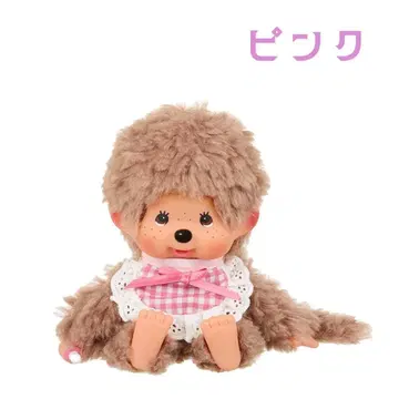 모코모코 스위트 브라운 몬치치 봉제 인형 [핑크]