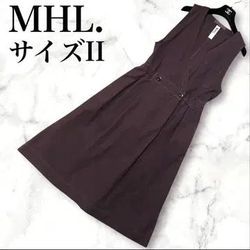 MHL 점프 스커트 카슈쿨 허리밴딩 슬리브리스 원피스