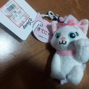 디즈니 마리 봉제 인형 키링