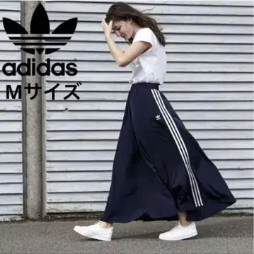 아디다스 새틴 롱 스커트 M 사이즈