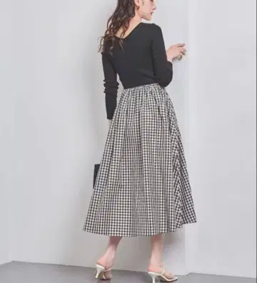 UNITED ARROWS 핏 앤 플레어 원피스 36