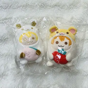 스토푸리 루토 군 찹쌀떡 동물 봉제 인형, 크리스마스 ver. 2개 세트