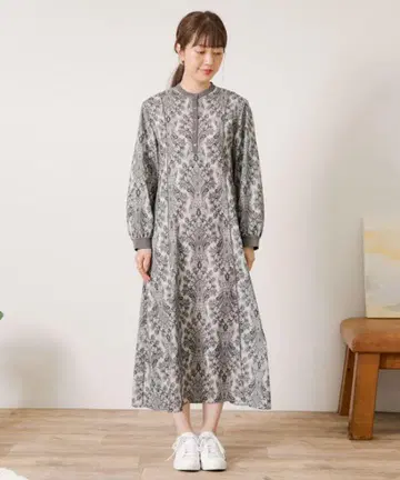 어반 리서치 써니 라벨 다마스크 프린트 드레스 원피스