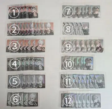 [낱개 판매 가능] 쿠로노와 7주년 ID 사진 스티커 68장