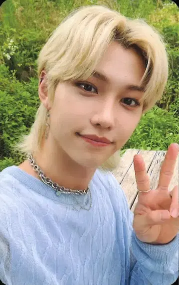 Stray Kids FELIX FC2기 특전 트레이딩 카드 노랑 *손상