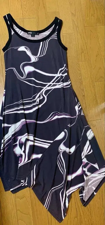 Y-3 비대칭 슬리브리스 드레스 S/P