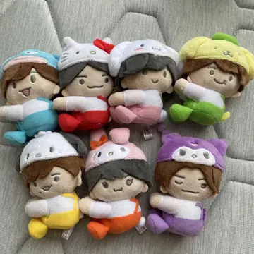 새상품급 나니와단시 산리오 콜라보 클립 마스코트 전 종류