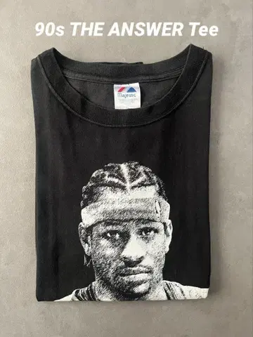 90년대 빈티지 앨런 아이버슨 티셔츠 블랙 XL 농구 NBA