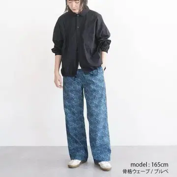 새상품 Yarmo THE UNIFORM 트라우저 팬츠 와이드 팬츠