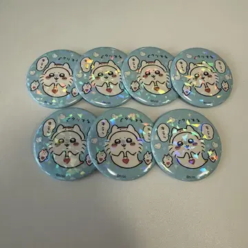 치이카와 모몽가 수족관 홀로그램 캔뱃지