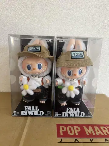 MONSTERS LABUBU FALL IN WILD 봉제 인형 2세트