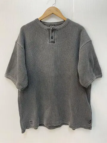 Schott 와플 짜임 써멀 오버다이 헨리넥 티셔츠 XL
