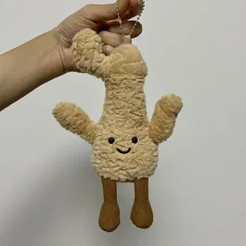 생강 [ 행운이 깃든 ] 봉제 인형 캐릭터, 귀여운 완구 인형