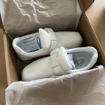 간호사 신발 22.0cm 모스 월드 벨크로 테이프 화이트