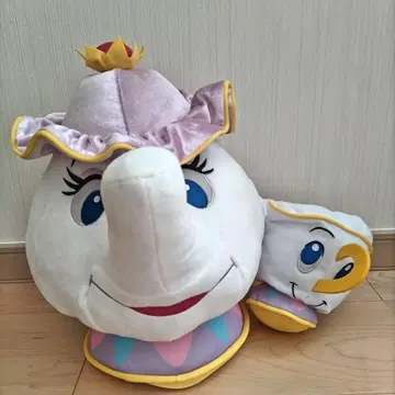 미녀와 야수 포트 부인 칩 봉제 인형