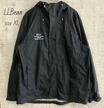 L.L.Bean 엘엘빈 자수 나일론 마운틴 자켓 구제 의류 블랙