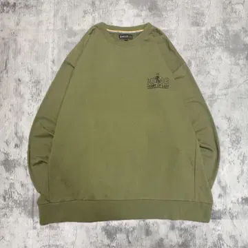 vintage 히로코 코시노 크루넥 트레이닝복 올리브 그린
