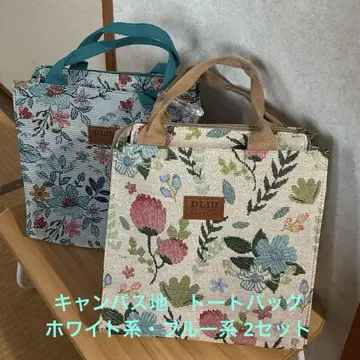 꽃무늬 토트백 미사용 DLUI FASHION 2세트 동일 사이즈