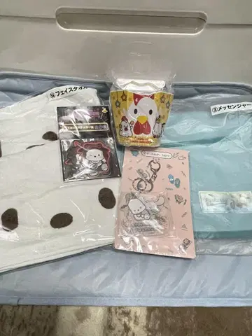 산리오 복권 포차코 5종 세트