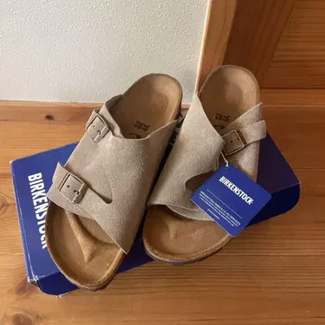 BIRKENSTOCK 취리히 스웨이드 가죽 토프 미사용 새상품 39