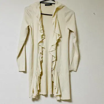 LAUREN RALPH LAUREN 랄프 로렌 S 가디건 프릴
