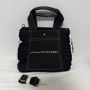 JILL by JILL STUART 프릴 토트백 대 블랙 질