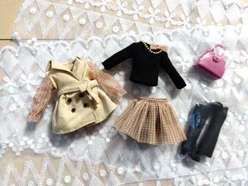 리카짱 에어리 트렌치 의류 세트