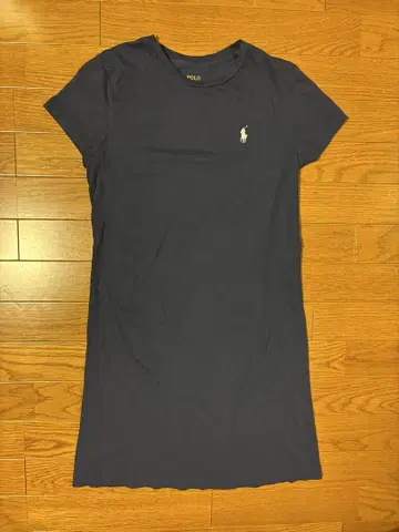 Polo Ralph Lauren 네이비 반팔 미니 원피스