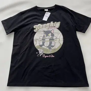 새상품 디즈니 피노키오 피가로 반팔 티셔츠 L