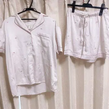 젤라또피케 룸웨어 상하의 세트 하트 무늬 핑크