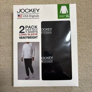 JOCKEY 크루넥 롱 슬리브 T XL 2장 세트 새상품