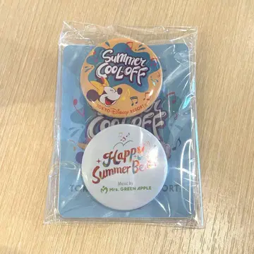 캔뱃지 스티커 세트 썸머 쿨오프 Mrs.GREENAPPLE