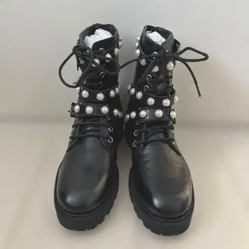 [미사용 새상품!] ZARA 펄 부츠 36